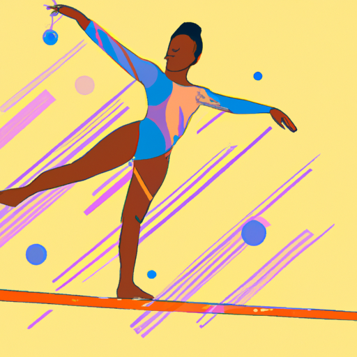 Simone Biles on Balance Beam