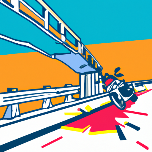 State Route 125, motorcycle crash, overpass