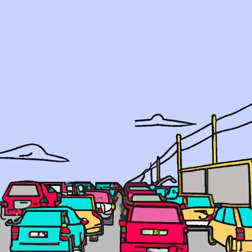 Traffic Jam on Highway